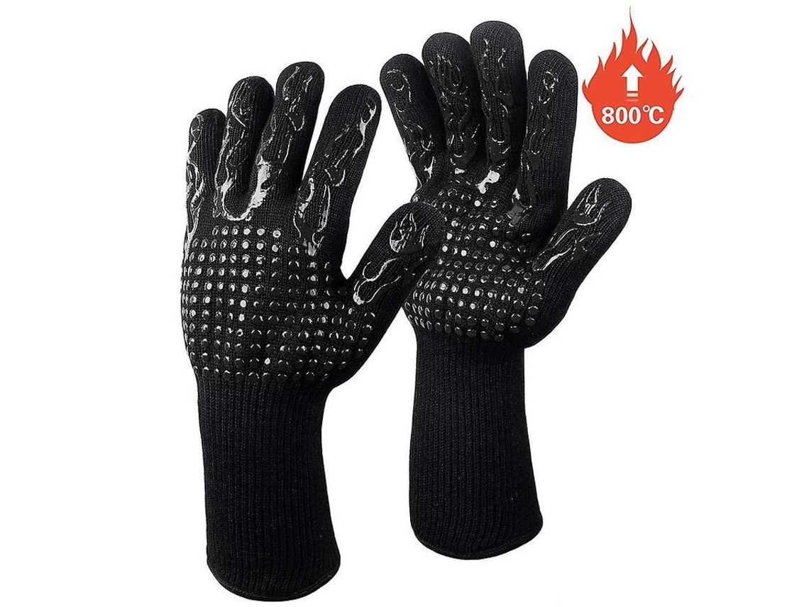 2026altiro-guantes De Cocina Resistentes Al Calor (800 °c), Guantes De Silicona Antideslizantes Para Barbacoa Y Horno.