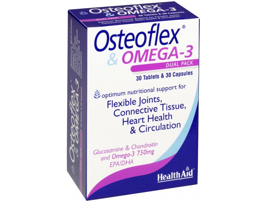 Complemento Alimentar HEALTH AID Osteoflex + Omega 3 30+ (30 Comprimidos)