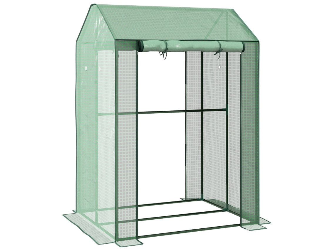 Horno Frigorífico Con Puerta Enrollable, 100x80x150cm, Verde.