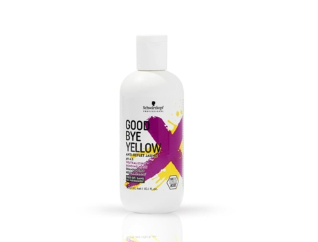 Champú Neutralizador del Color Schwarzkopf Goodbye Yellow Tratamiento Antiamarillos (300 ml)