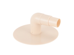 Placa Adaptadora Para Aspiradora De Piscina Hydrotools 8929 Con Codo Para Manguera