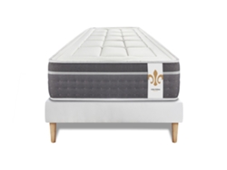 Somier Trente LITIER_DELUXE_TRADITION Viscoelástica Blanco (90x190)