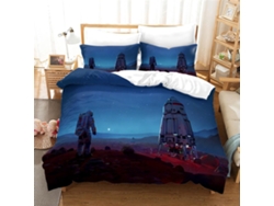 Juego Ropa Cama Ropa Niños Niñas Adolescentes Funda Nórdica Juego Funda Almohada Color 200x200 Cm 50x75