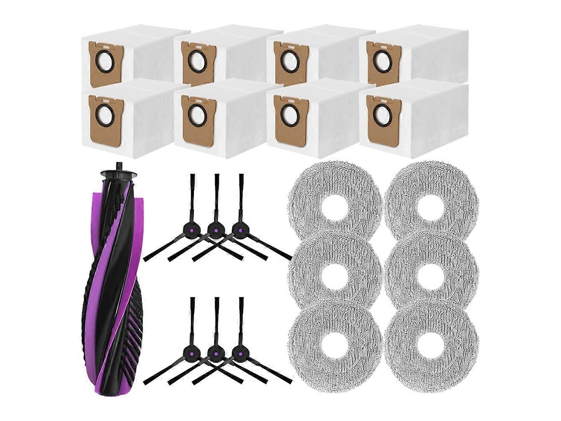 21pcs For P20 Pro Robot Vacuum Cleaner Replacement Accessories Main Side Brush Mop Cloth Dust Bag