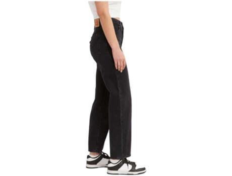 Pantalones de Mujer LEVIS Largo Baggy Negro (26)