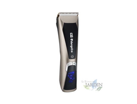 Cortapelos Cerámico Profesional ORBEGOZO 3W Recargable Pantalla Led Con Indicador de Carga Y Velocidad Resistente Al Agua ORBEGOZO