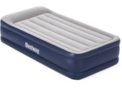 Cama Hinchable Individual BESTWAY 191x97x46 cm Inflador Integrado Gris