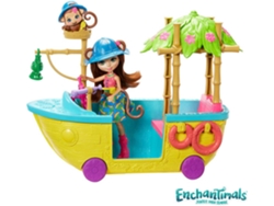 Figura ENCHANTIMALS Barco De La Selva Mágica