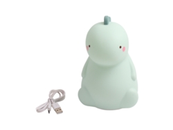 Lámpara De Noche Infantil Con Forma De Dinosaurio, Led De Silicona Con Función Táctil Y Cambio De Color.