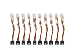 Baoj-202610 Cabos Splitter De Alimentação Sata 4pin Para 15pin Ide/sata Para Fornecer Energia