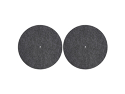 Alfombrilla Antiestática Para Tocadiscos De Vinilo, Reduce La Vibración, Almohadilla Suave, Alfombrilla Antideslizante (2 Unidades).