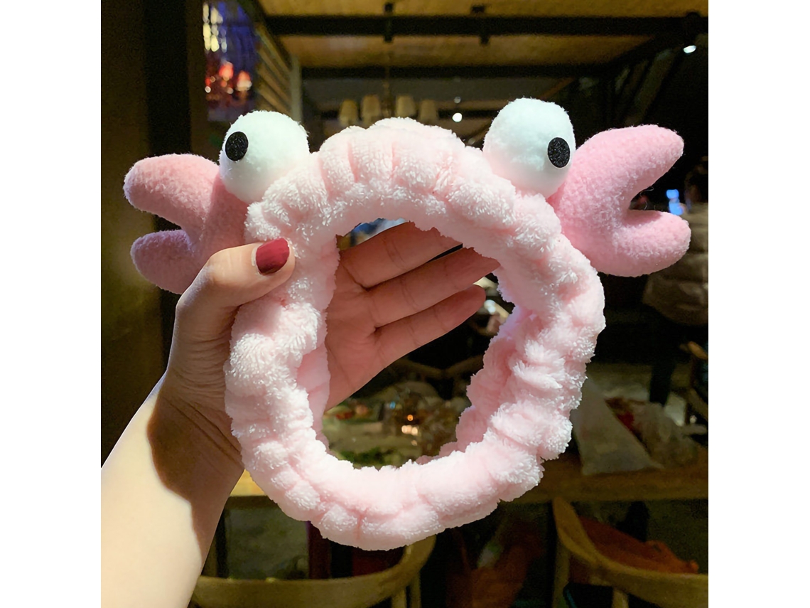 Vlrla-cute Makeup Skincare Headband In Crab Pink
