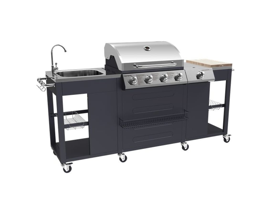 Cocina Exterior Texas 41 Quemadores HAPPY GARDEN