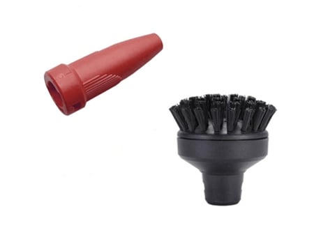 Cepillo de repuesto para Limpiador de vapor, cabezal de boquilla rociadora para Karcher Sc1/Sc2/Sc3/Sc4/Sc5, cepillo redondo grande con hendidura