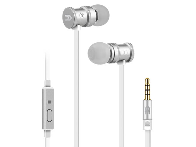 Auriculares con Cable AVENZO AV636PT (In Ear - Plateado)
