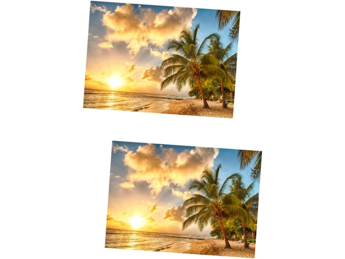 Fondo Fotográfico De Playa De 2 Piezas Para Estudio Fotográfico, Accesorios Para Sesiones De Fotos.