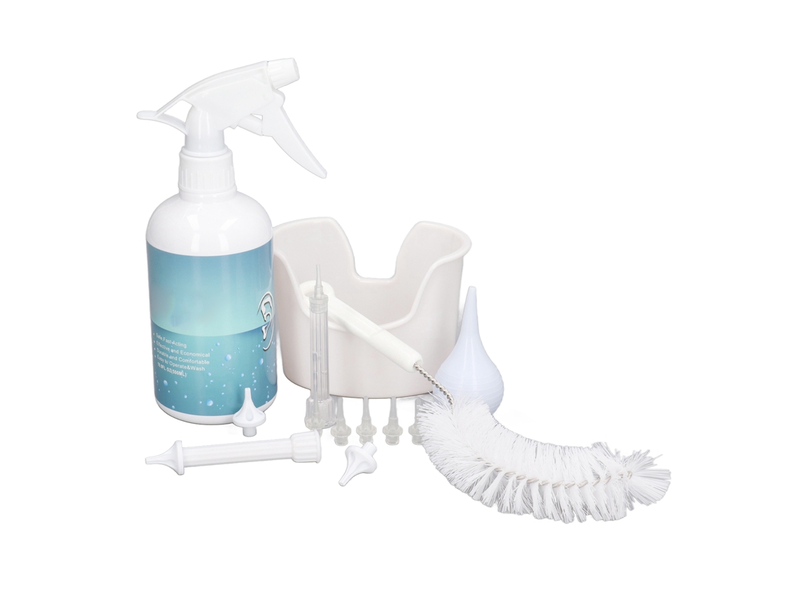 Kit De Irrigação Auricular Com Seringa Manual Para Limpeza De Ouvido Adultos E Crianças