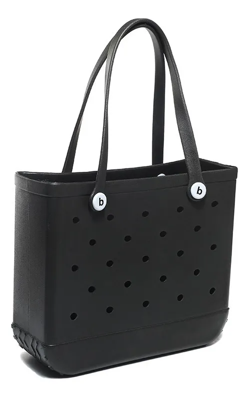 Bolsa de playa, bolsa de goma con agujeros, grande y elegante evayotoy
