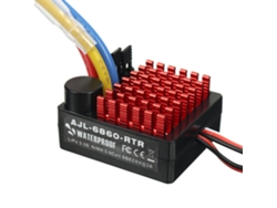 Controlador Velocidad Vehículos Rc Coches Barcos Tanques Maquetas Negro Flyueace 6860 Motor Escobilla 60a Resistente Agua Bec Para Modelos