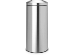 Papelera de Escritorio BRABANTIA 378621 Acero inoxidable (Mate - 6,35 kg - 31,8 x 29,5 x 68,5 cm - Garantía: 10 Años)