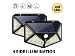 KOFIHETY Conjunto De 4 Lâmpadas Solares Para Jardim, 53 Leds/3 Modos, Lâmpada Solar Ajustável À Prova Dágua, Potente Para Passarelas Branco Slowmoose