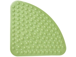 Tapete Antideslizante Triangular De Pvc Para Bañera Con Agujeros De Drenaje 54x54cm Verde