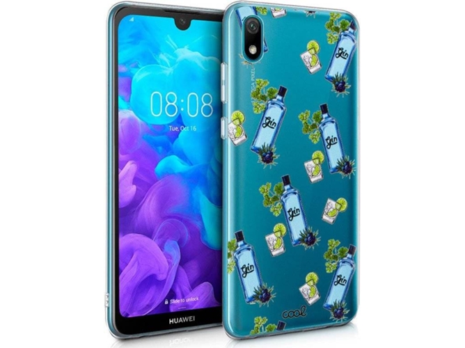 Carcasa Huawei Y5 2019 COOL Clear Azul
