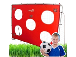 Portería de entrenamiento de fútbol con tapete rojo 213x152x75cm B.active