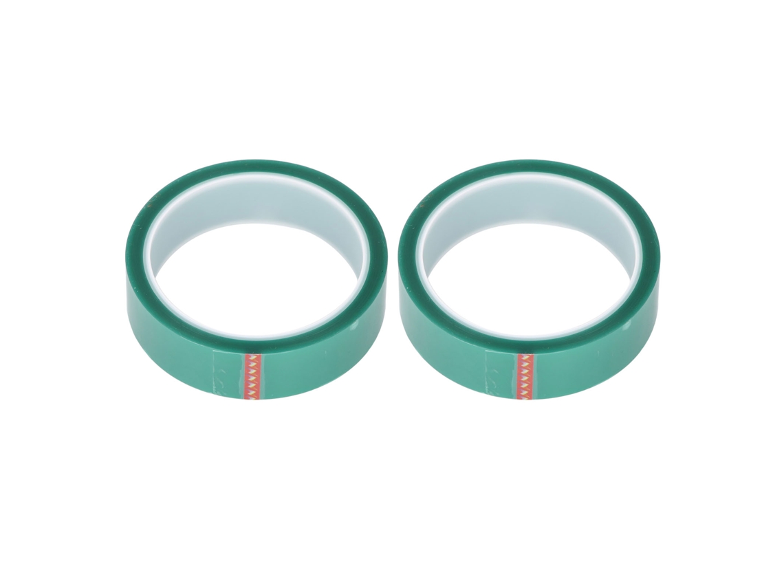 Unidades De Cinta Pet De Alta Temperatura De 0,06 Mm, 25 Mm X 33 M, Cinta Aislante Verde Para Pintura Y Electrónica.