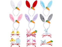 Diadema De Orejas De Conejo De Peluche Para Pascua - Accesorios Decorativos Para Niños Y Adultos