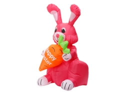 Disfraz De Conejo Inflable Con Luces Led Para Pascua, Halloween, Fiestas Y Carnaval.
