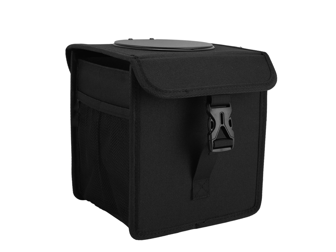 Papelera Plegable Para Coche Con Tapa A Prueba De Fugas, Impermeable, Portátil Y Multifuncional Para Vehículos Suv.