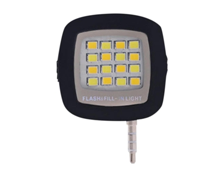 Aro de Luz SLOWMOOSE Flash Light para iPhone/Samsung Negro