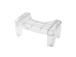 Taburete De Baño Transparente Y Antideslizante Con Diseño Ergonómico Para Adultos Y Niños.