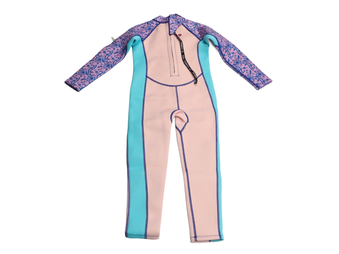 Traje De Neopreno De Nailon De 2,5 Mm Para Niños Con Cremallera Trasera Para Surf Y Natación, Talla 10