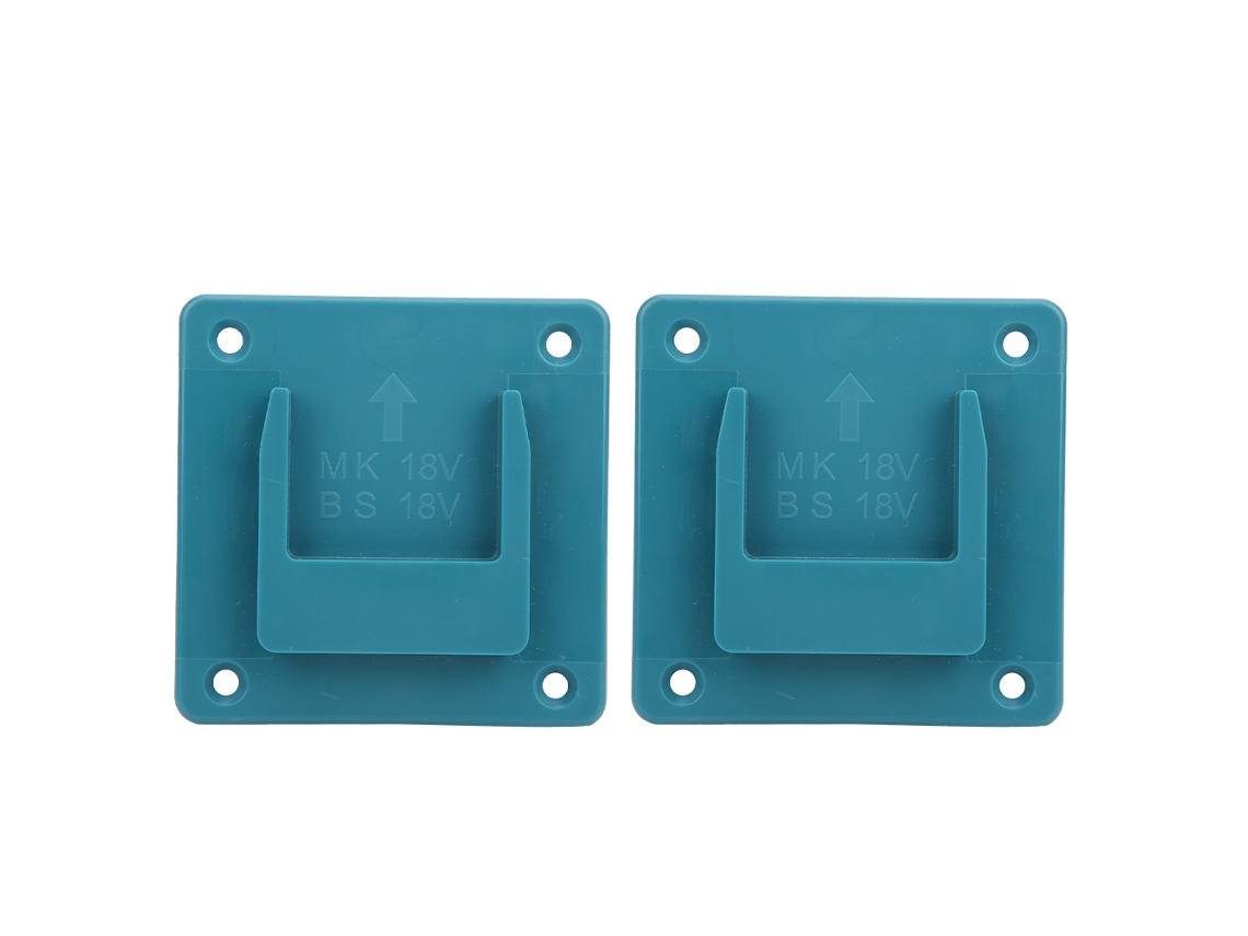 2 Piezas Soporte De Pared Para Herramientas Eléctricas Makita 18v, Portaherramientas De Almacenamiento Azul Cian