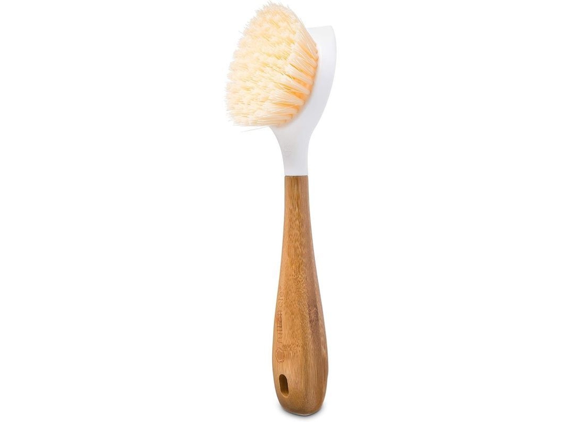 Cepillo De Bambú Para Ollas Con Cerdas De Sisal Natural Para Cocina Y Estufa.