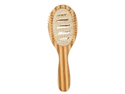 Pente De Cuidado Com Cabelo De Bambu Antiestático Com Massageamento E Alça (2, 23.5*8cm)