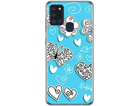 Carcasa Samsung Galaxy A21s TUMUNDOSMARTPHONE Dibujos Multicolor