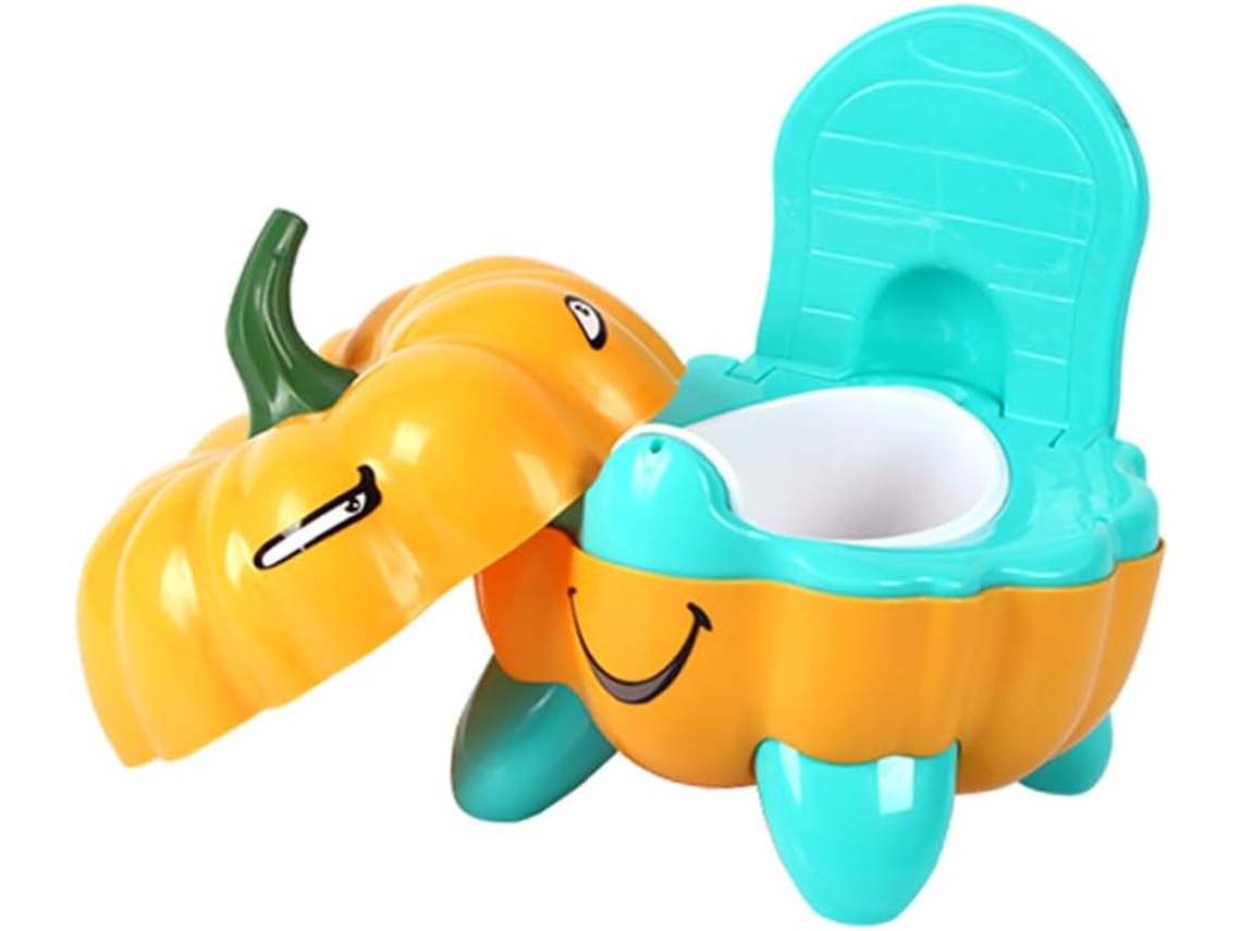 Inodoro Potty Boy Girl Transitions Con Forma De Calabaza De Dibujos Animados, Asiento De Inodoro Extraíble