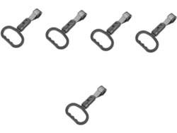 5 Piezas De Anillos De Mano Para Manijas De Autobús, Anillo De Asistencia Para Automóvil, Metro, Manijas De Vehículos