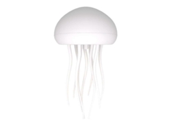 Bonita luz nocturna LED con degradado RGB en forma de medusa, lámpara de noche Rosewell con control por voz para colgar.