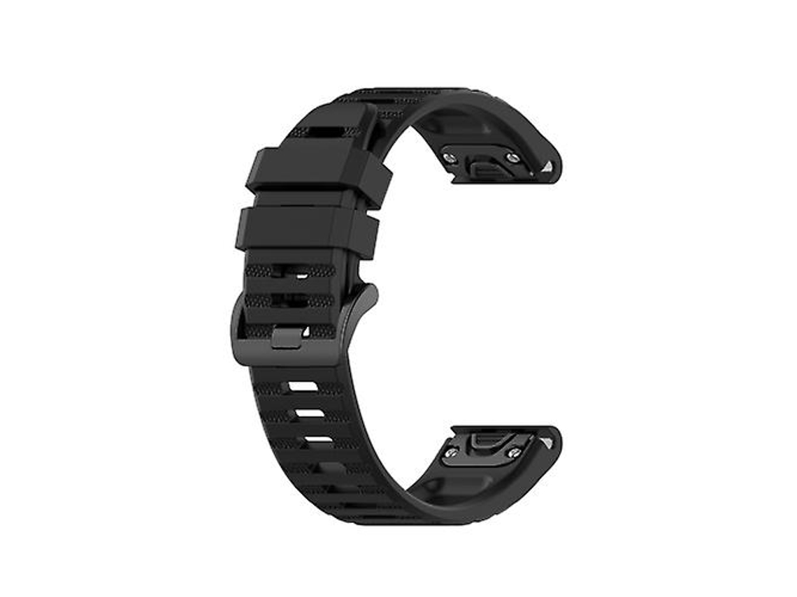 Correa Para Garmin Fenix 5 Correa De Reloj De Silicona Negra CHRUI