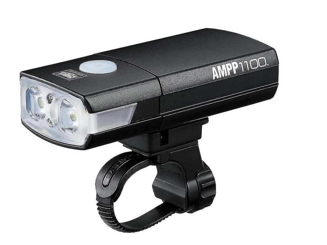 Luz delantera para bicicleta Yizhood Unisex Ampp 1100, talla única (negra)