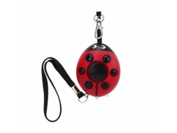 Mini altavoz portátil de los Beatles, alarma personal, llavero con linterna LED para mujer Chaberlu