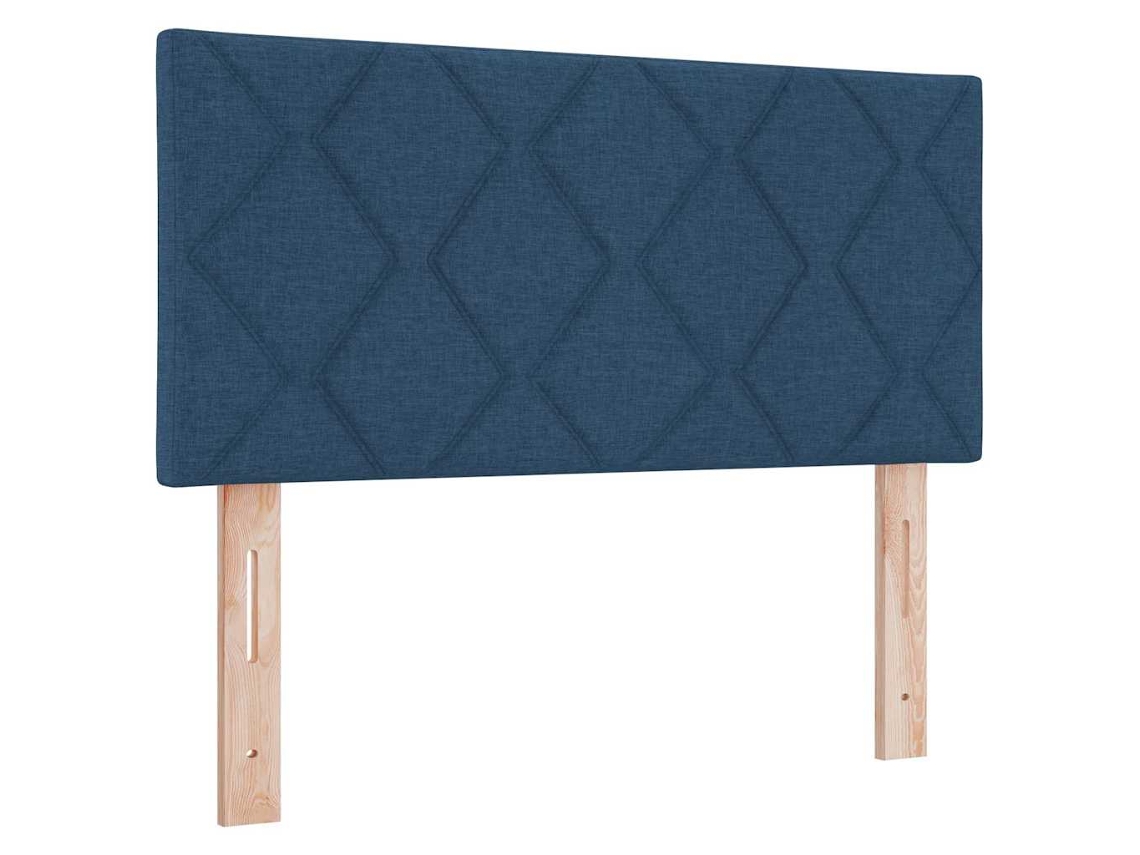 Cabecero con Cabecero Azul 90 cm Piel Sintética EXCLUSIVA MAISON