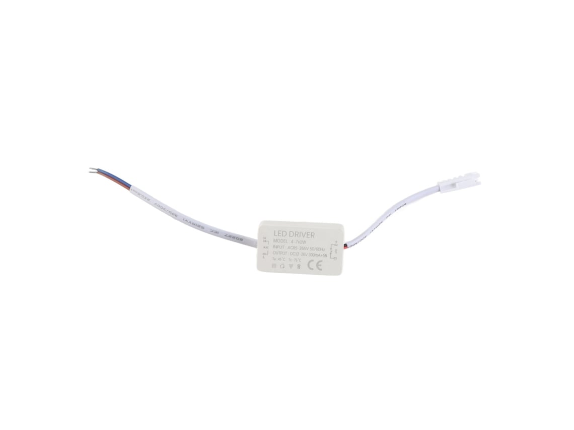 2026-controlador Led De Corriente Constante 4‑7x1w 300ma Entrada Ac85‑265v Salida Dc12‑26v Transformador De Alimentación