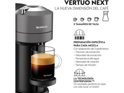DeLonghi Nespresso Vertuo Next ENV 120.GY Machine à café Gris 