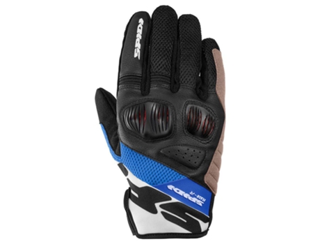 Guantes Unisex SPIDI Flash-r Evo Negro para Motociclismo (L)