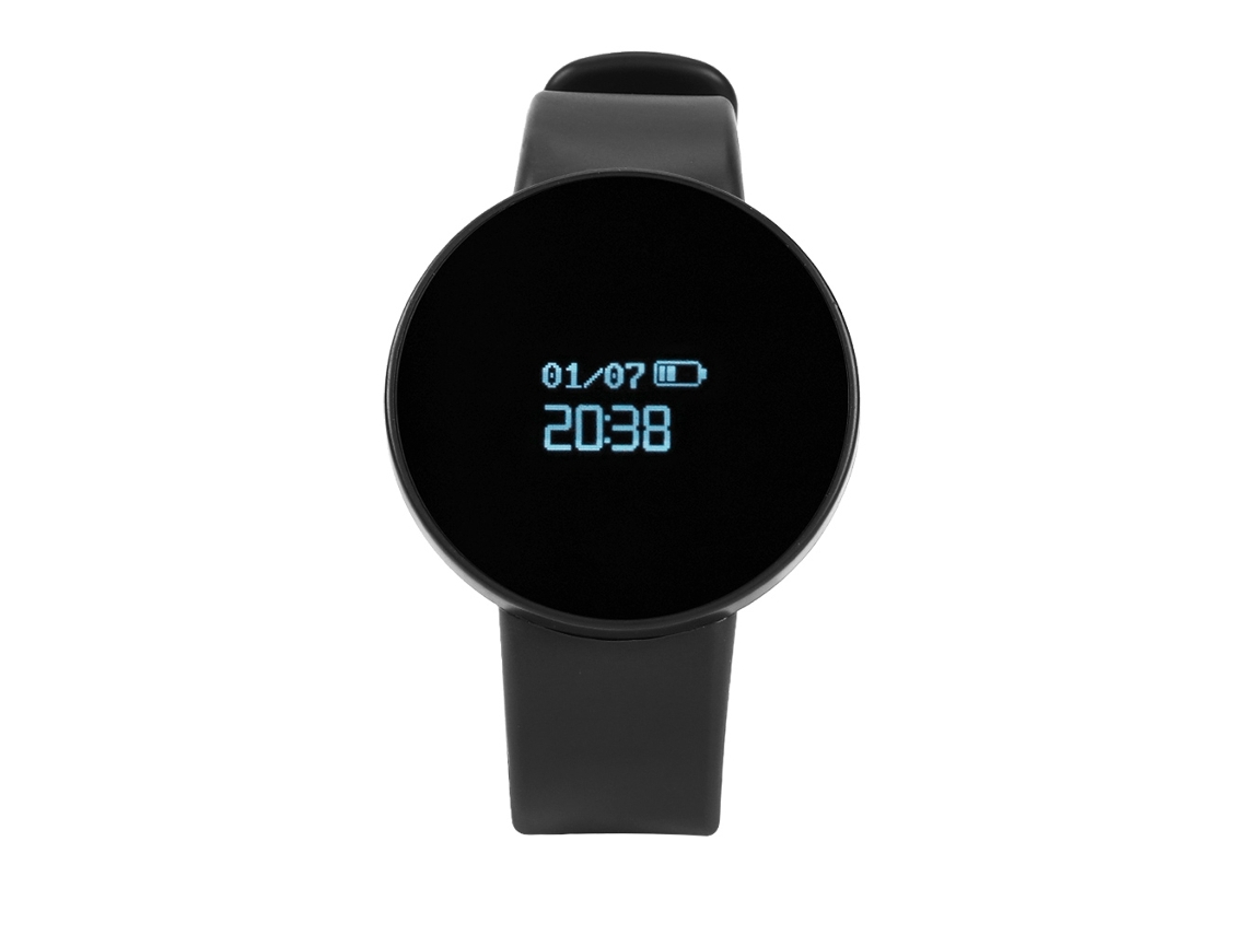 Pulsera Deportiva (podómetro Y Monitoreo De Ritmo Cardíaco) Tlwd3 Negro Rastreador Inteligente De Pasos Con 10 Días De Modo De Espera